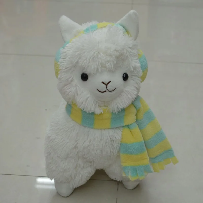 45 см/18 дюймов Kawaii Альпака настоящая жизнь плюшевые игрушки Alpacasso чучела в виде