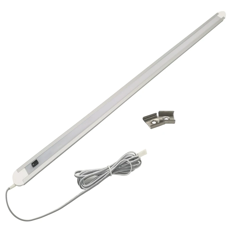 2pcs/lot 1meter DC12V Dimmable PIR Motion Sensor lamp kitchen led under Cabinet light Night Light Tube lights white/warm white