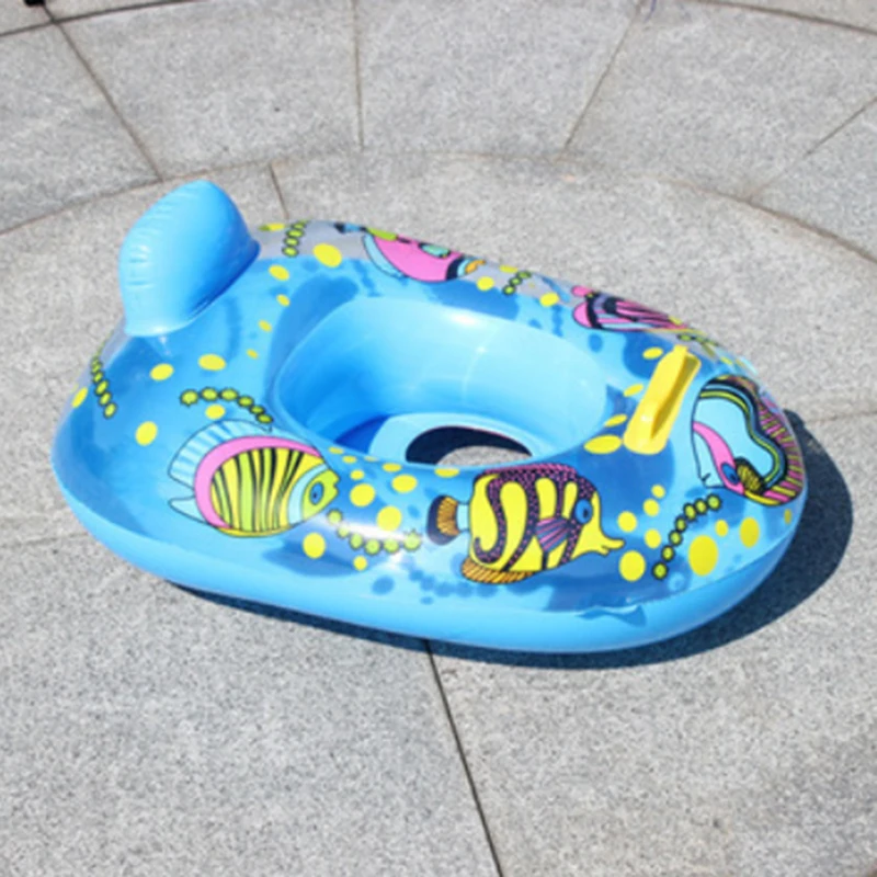 Детская игрушка для игры в воду Надувная яхта с рисунком детская водная лодка