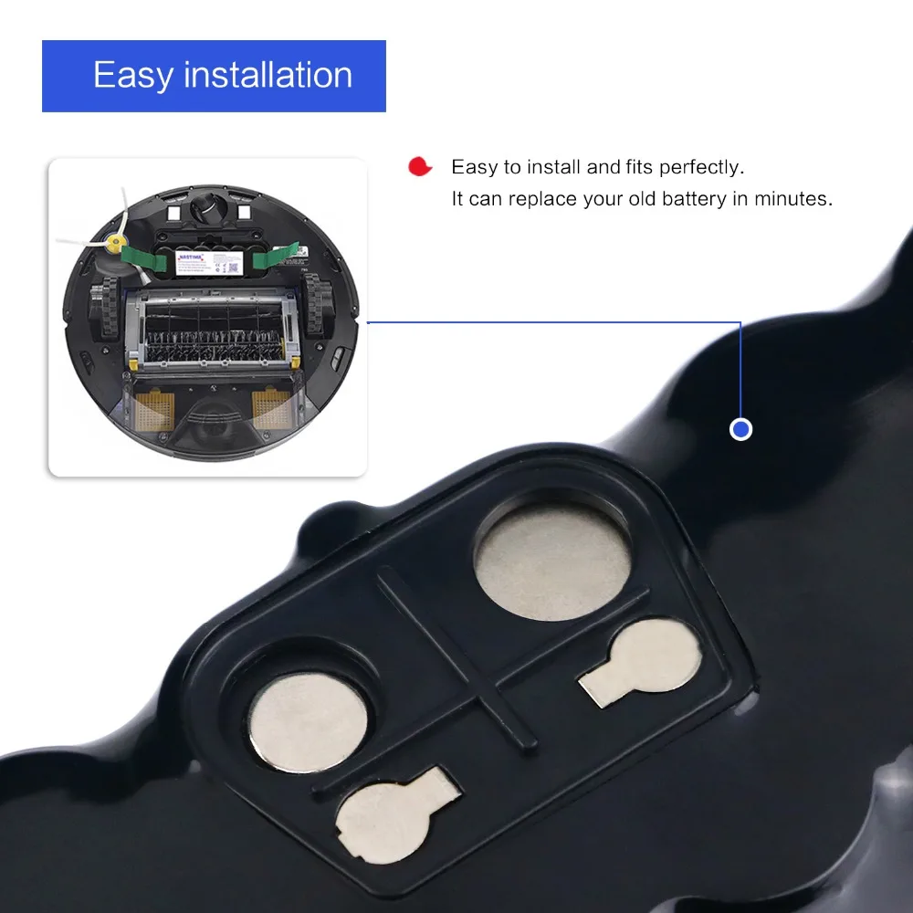 Никель металлогидридный аккумулятор Nastima 14 4 В 4850 мАч для iRobot Roomba R3 серии 500600700800 530