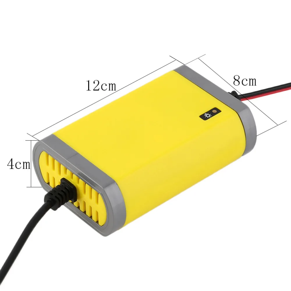 1 шт Портативный автомобиля Батарея Зарядное устройство 12v 2A мужские