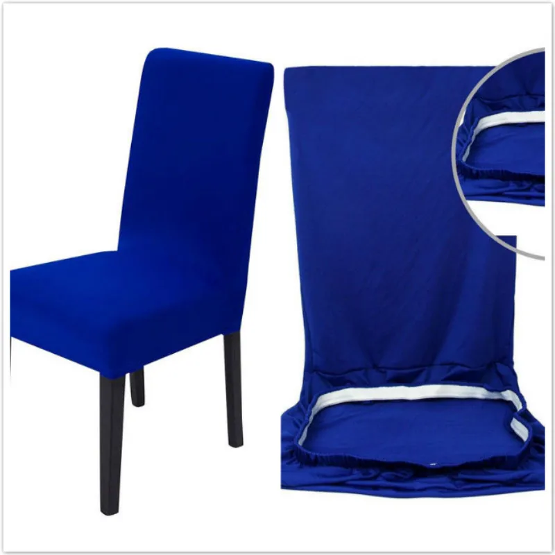 1PC High Stretch Elastic Dining Room Wedding Banquet Chair Cover Home Decor Solid Color Washable | Дом и сад