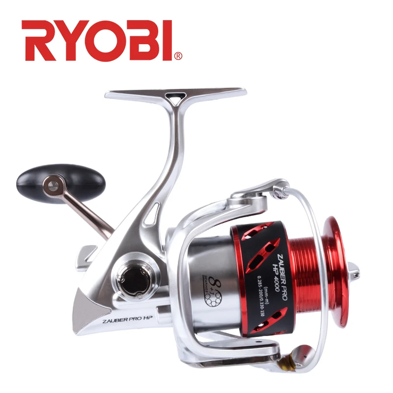 Оригинальные Рыболовные катушки RYOBI ZAUBER PRO hp, спиннинг, 8+ 1BB, металлический корпус, катушка, ручка с питанием от соленой воды, самофиксирующаяся ручка