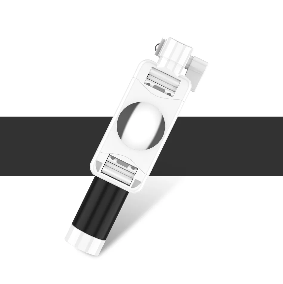 Black AINGSLIM, проводной монопод для селфи mi ni, монопод для iPhone 6 samsung huawei xiaomi mi selfie pod - Цвет: Black