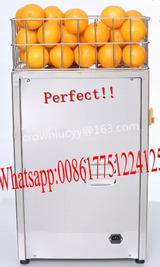 Электрическая Коммерческая соковыжималка оранжевого цвета для супермаркета |