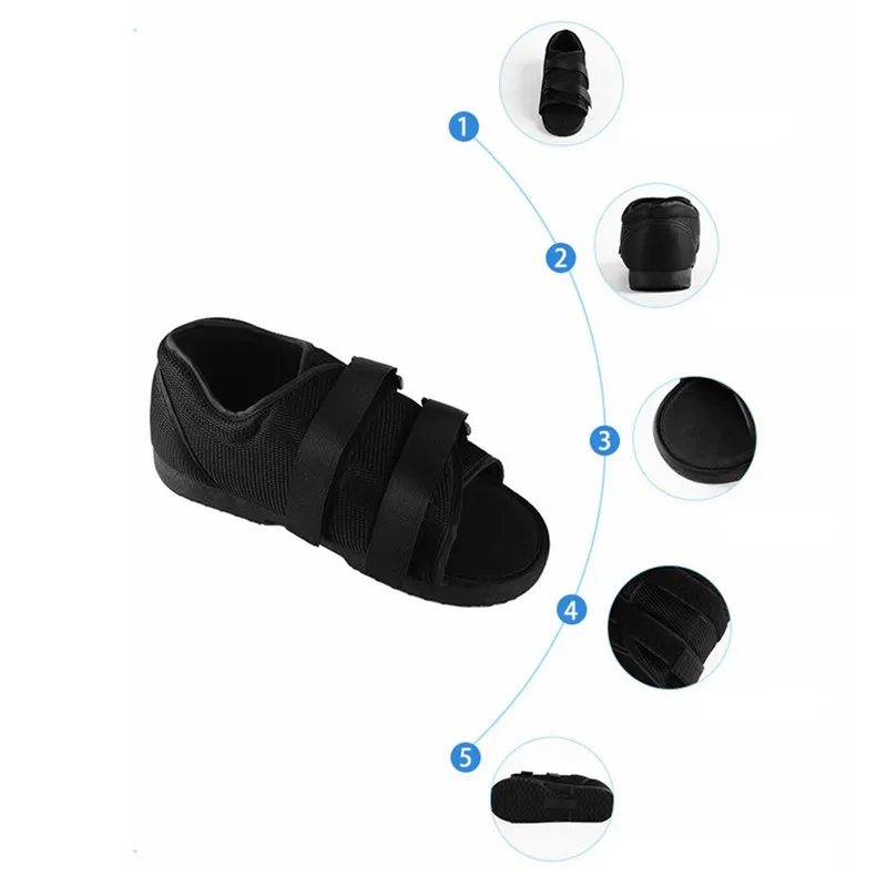 JayCreer Boot Post-Op Shoe открытый носок ортопедический ботинок рокер подошва, открытый носок коробка с круглым носком нет выбора влево-вправо
