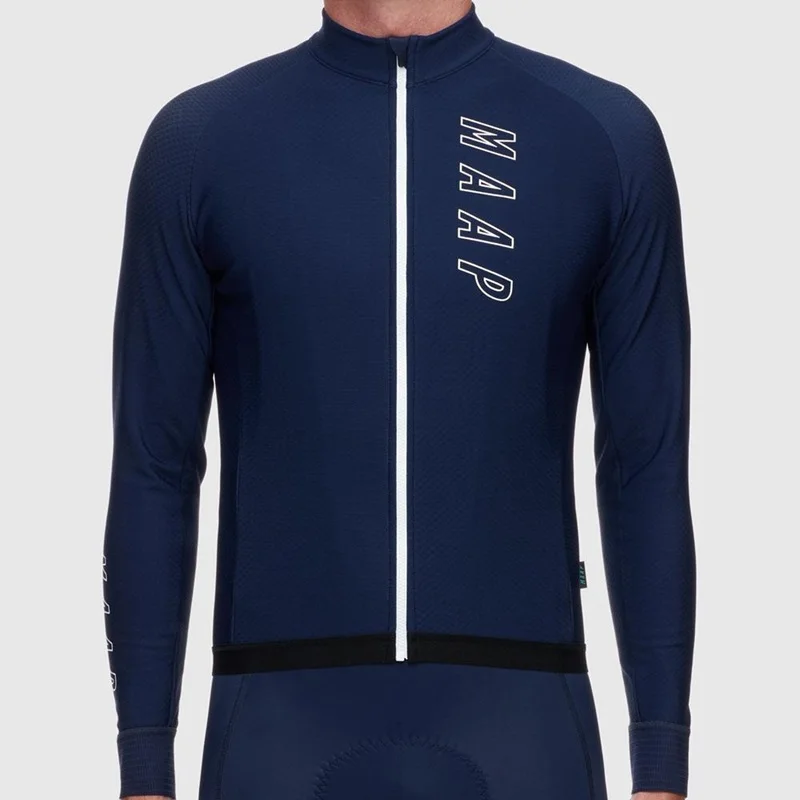 3 MAAP camisa de ciclismo M flag base LS велосипедная футболка с длинным рукавом, весна, MTB велосипедная рубашка, Мужская гоночная футболка met lange mouwen - Цвет: 3