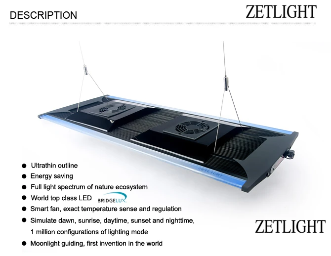 ZET светильник светодиодный для аквариума, светильник для аквариума, ZT-6800 ZT-6800C коралловые лампы для аквариума
