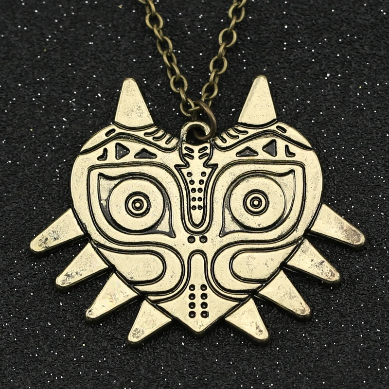 Легенда о Зельде ожерелье маска майора дикой совы кулон в стиле стимпанк панк