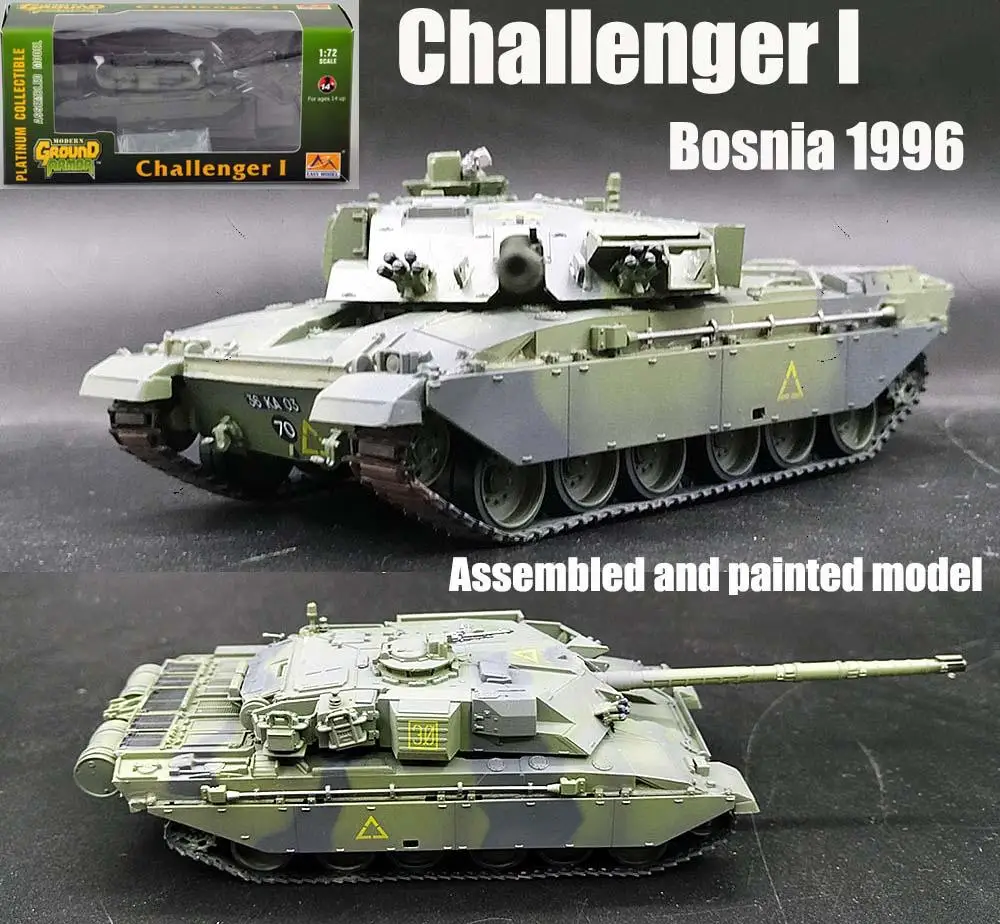 Британская армия FV4030 Challenger 1 в Боснию 1996 танк 1: 72 без литья под давлением легкая