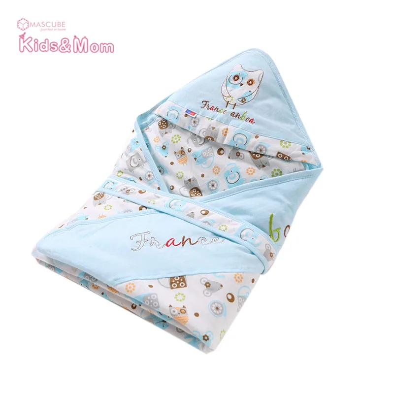 High Quality Kids Envelope Blanket Swaddle Baby Cotton Sleeping Bags Warm Print Cartoon Newborn Wrap Blankets Soft Bedding |