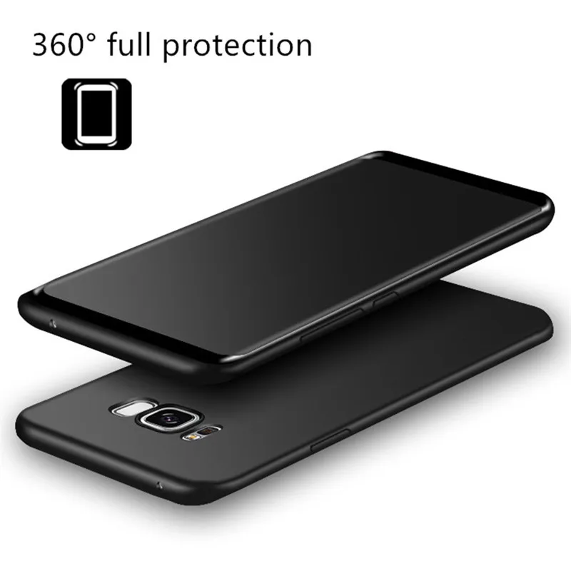 Для samsung Galaxy S8 для S9 плюс 360 Полное покрытие силиконовый чехол ультра тонкий