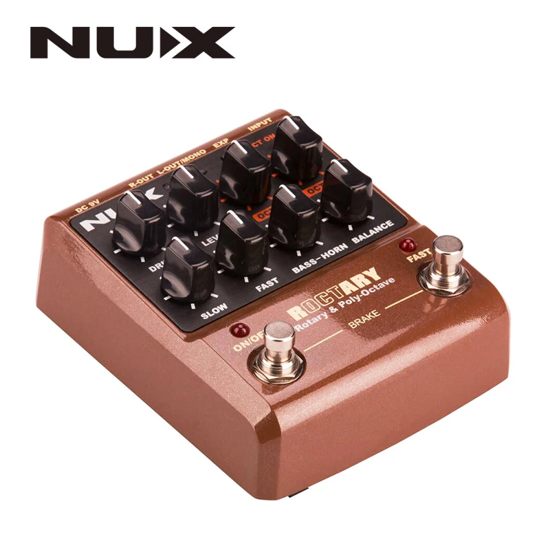 NUX роктационный симулятор и полифоническая октава педаль для гитары звуковой