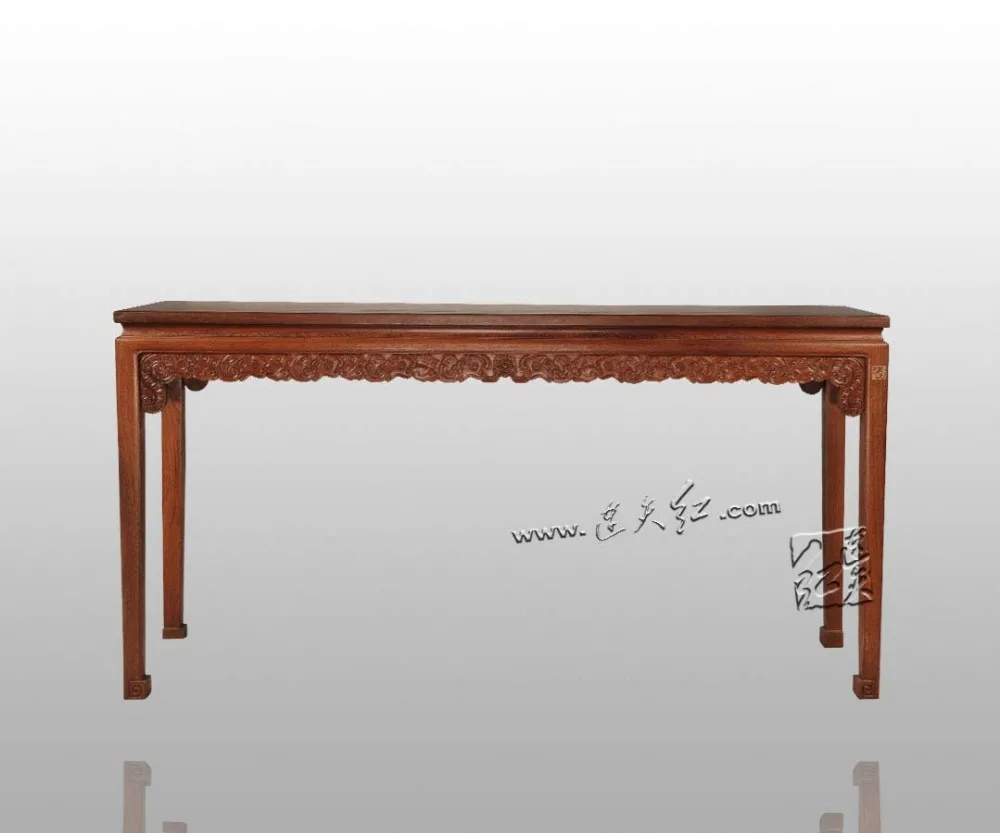 Длинный стол с рисунком дракона Китайская классическая мебель для рисования