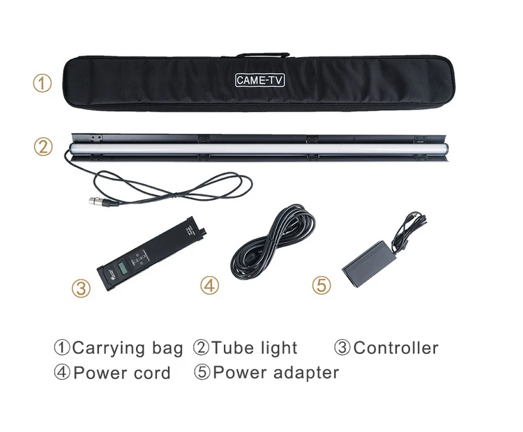 CAME-TV Boltzen Andromeda 40 Вт тонкая светодиодная двухцветная ламсветильник (4FT-B) для