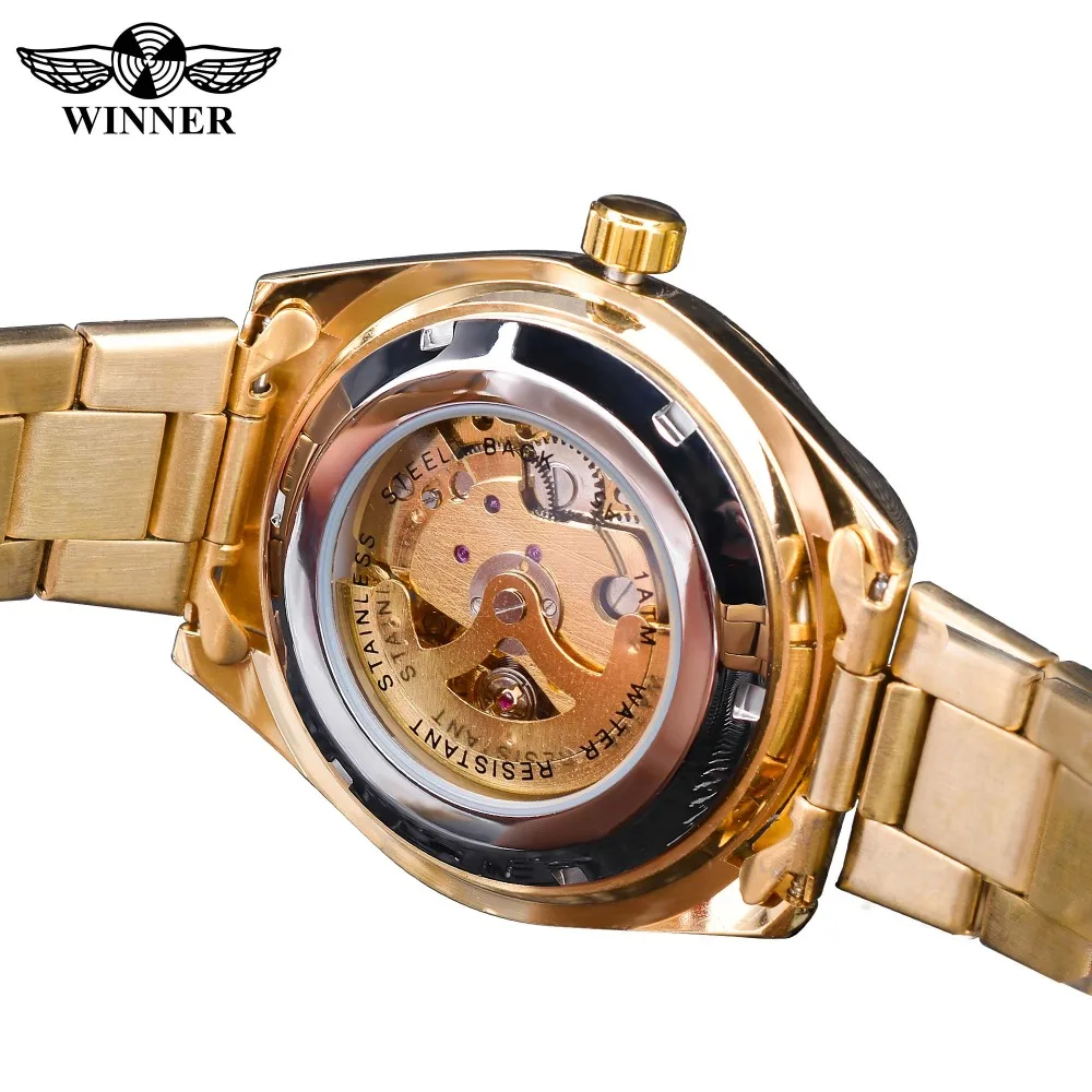 Часы наручные Winner Мужские автоматические светящиеся водонепроницаемые