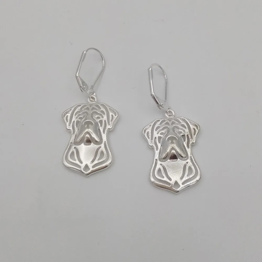 

Elfin New Trendy Cane Corso Earings Fashion Jewelry Gold Color Silver Color Cane Corso Dog Earrings For Women