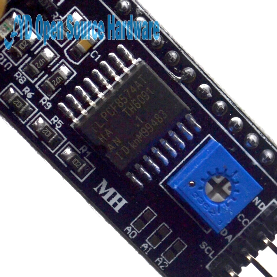 Плата адаптера для ЖК дисплея 1602 с интерфейсом IIC/I2C 5 В модуль преобразователя 2004 1