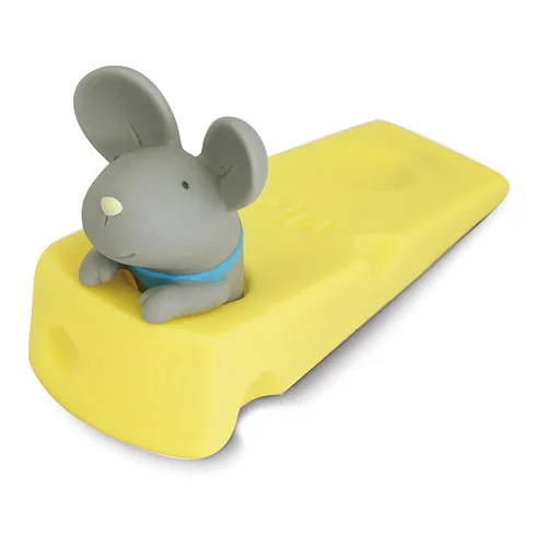 Litter gray mouse Детская безопасность ПВХ дверной фиксатор в форме щенка антиприжимной защитный дверной фиксатор защита от травм пальцев Защита детей - Цвет: Litter gray mouse