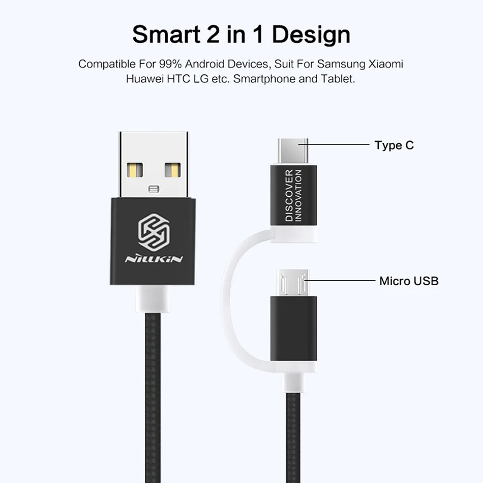 Кабель Micro USB type C быстрое зарядное устройство для samsung s10 s9 Note 9 Micro type C кабель для передачи данных для huawei P30 Pro Xiaomi 2 в 1 USB шнур