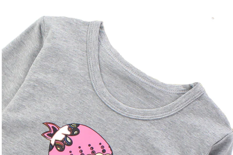 Платье для девочек-подростков весенние хлопчатобумажные платья с принтом