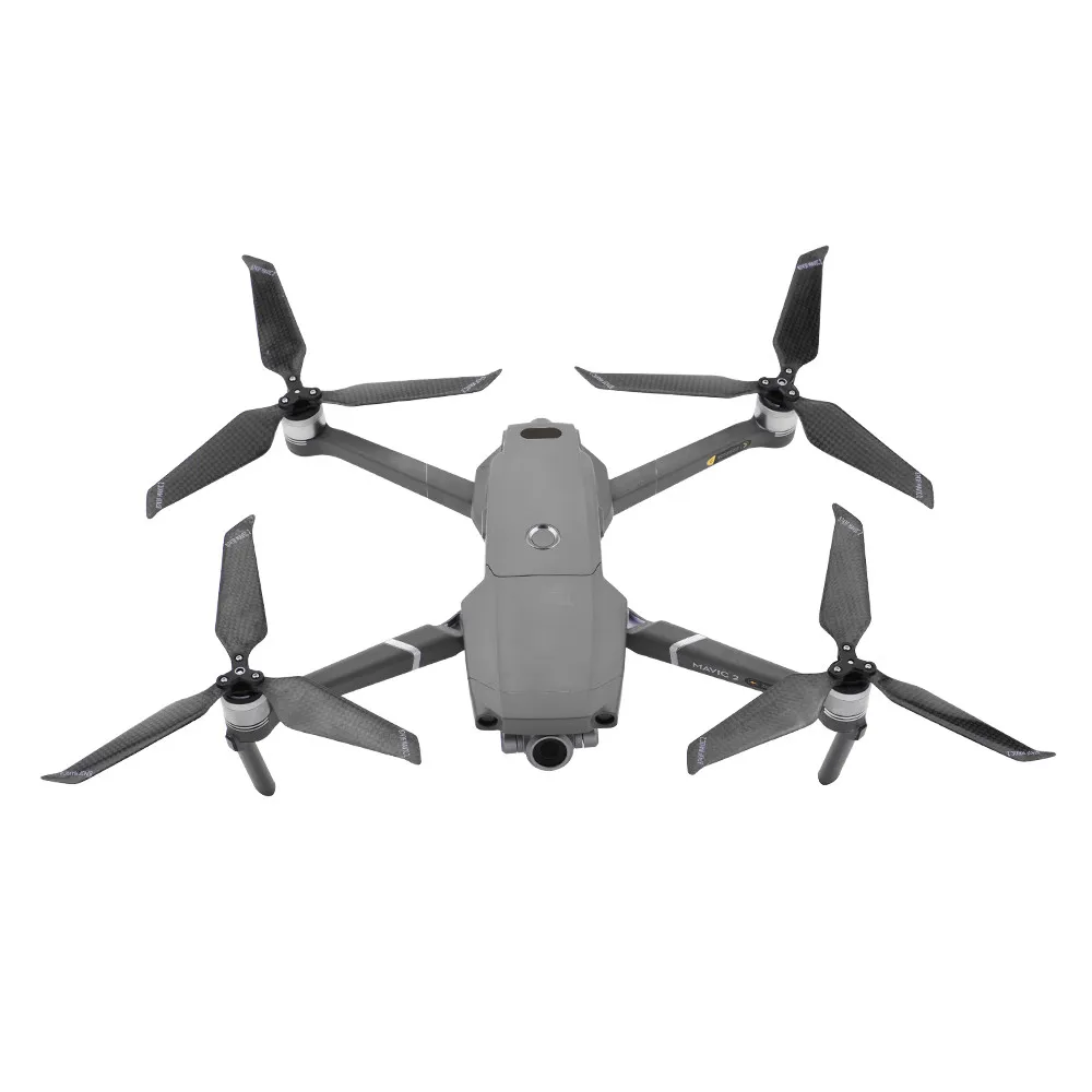 2/4 шт. пропеллеры для DJI Mavic Pro/Air 2/Pro/зум углеродного волокна 8743 складной пропеллер с низким Шум с 3-мя лезвиями Прямая l1112#2