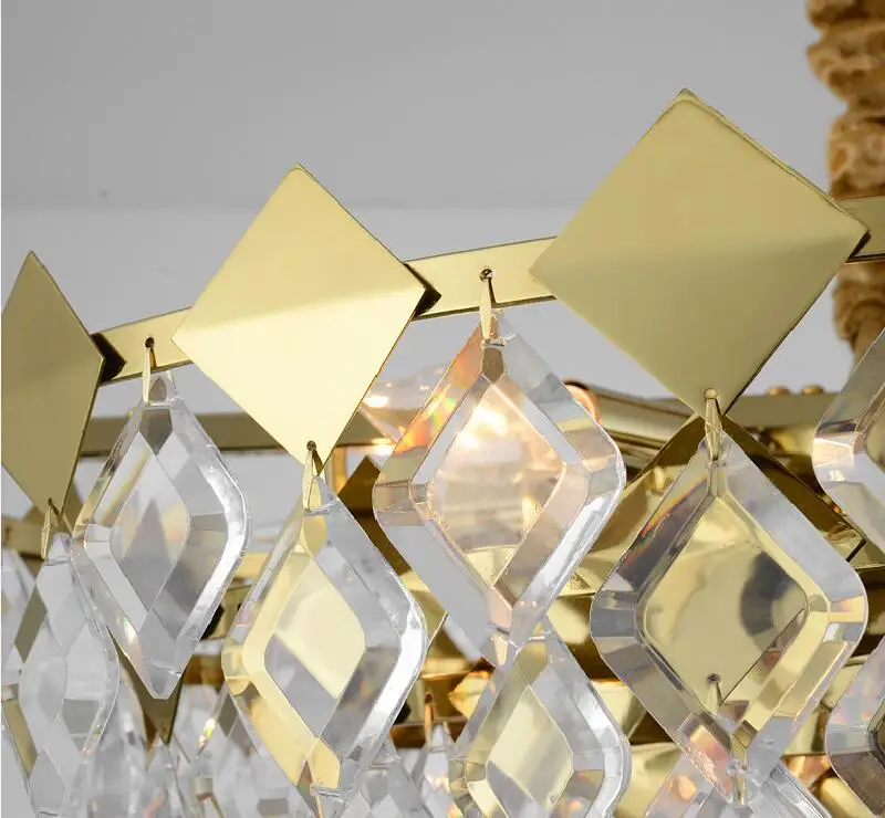 Современные хрустальные люстры для гостиной роскошные светильник столовой