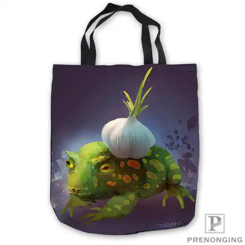Пользовательские холст The Frog Kindoom сумка для покупок через плечо Повседневная