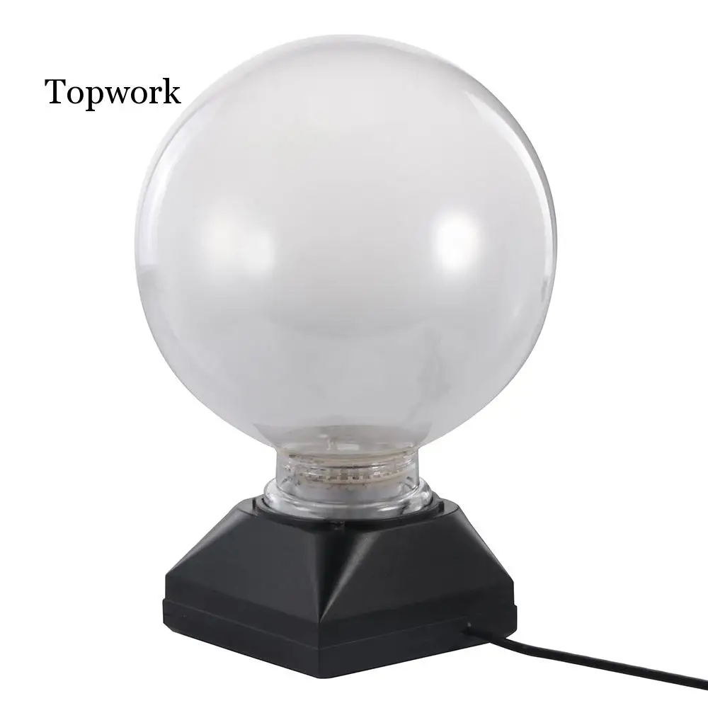 Novelty Glass Magic Plasma Ball Lights 6 8 inch Creative Plasma Lamp Electrostatic ion Crystal Ball Light Table Night Lamp