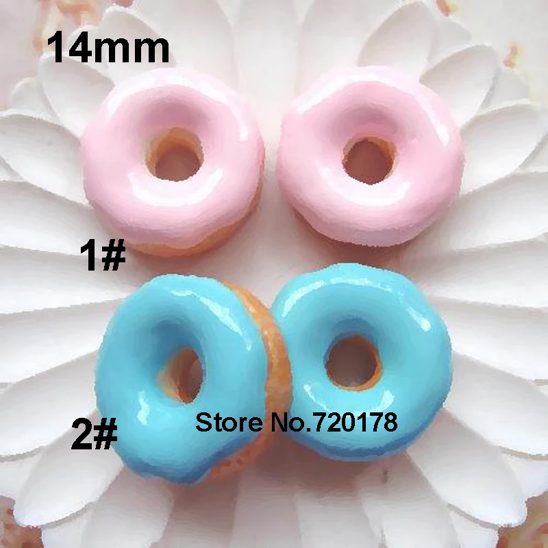 Полимерные пончики полимерные Стразы плоские с оборота милые кабошоны для DIY