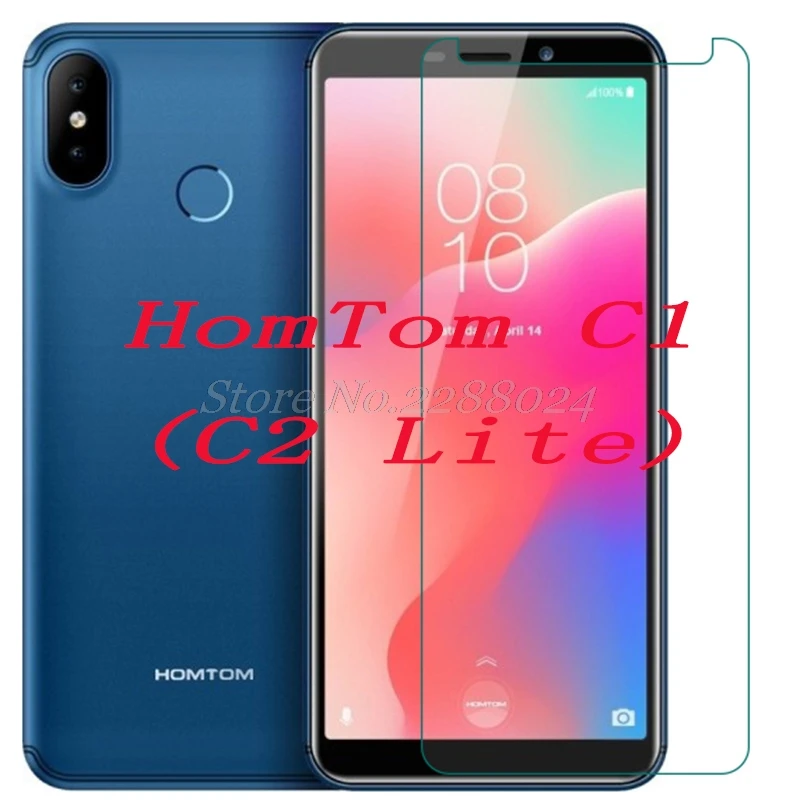Смартфон 9H закаленное стекло для HomTom C1 (C2 Lite) 5 "Взрывозащищенная защитная