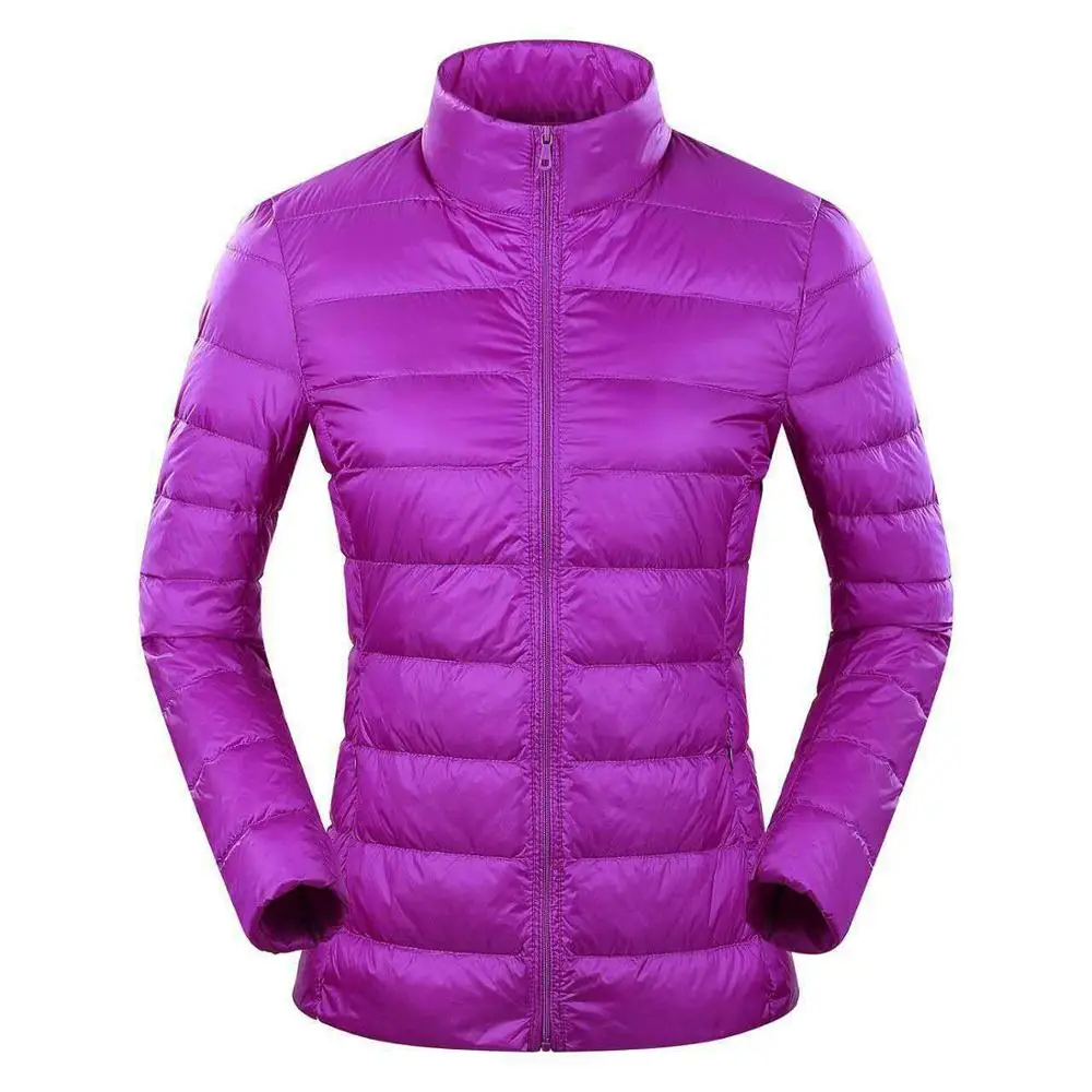 Бренд NewBang, 6xl, 7XL, 8XL, плюс, ультра легкий пуховик, для женщин, утиный пух, куртка, перо, светильник, вес, ветровка, теплое, тонкое пальто - Цвет: purple