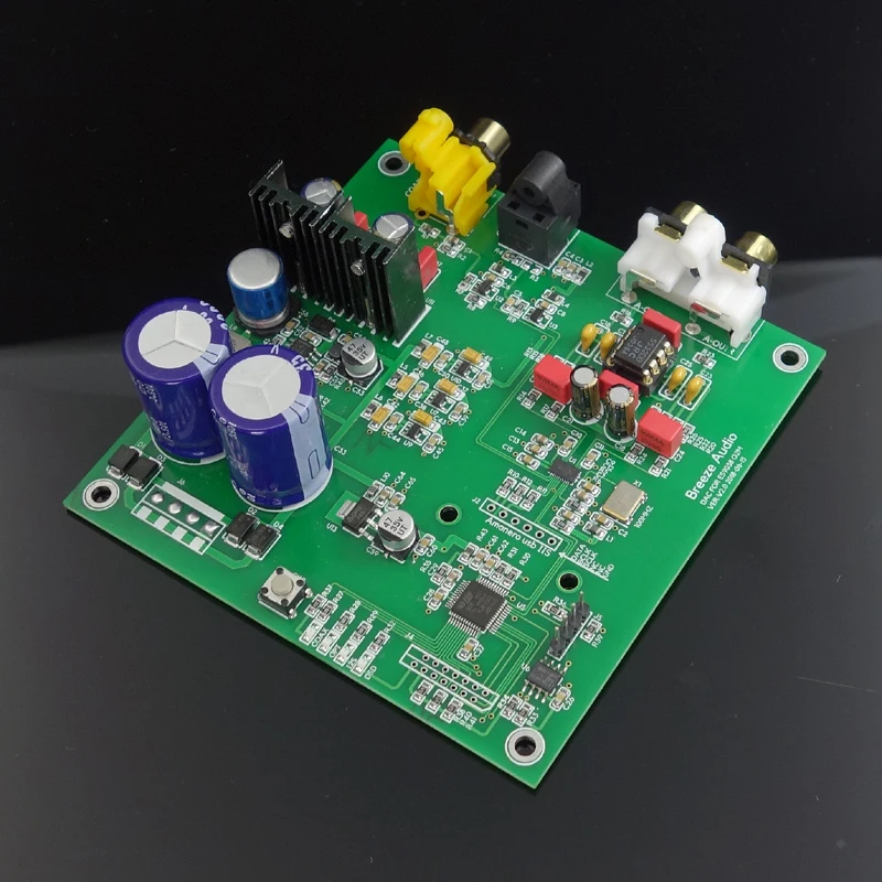 Готовые ES9038 Q2M ies DSD Декодер коаксиальный волоконный вход, DAC декодирующая плата