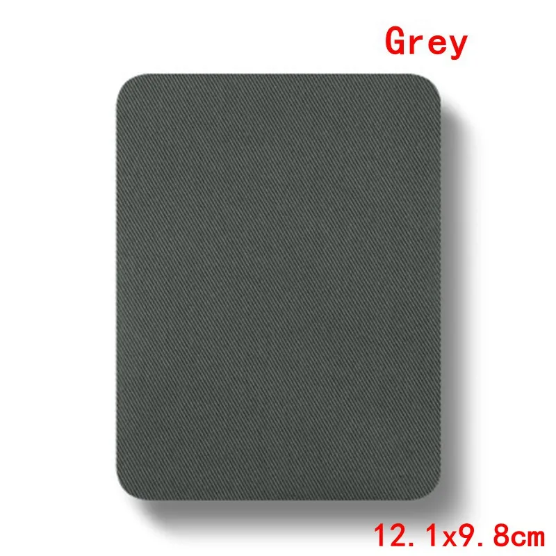 grey Prajna квадратный железный на нашивках джинсовая ткань наклейки DIY ремонт колено куртка одежда для футболок аксессуары 18 цветов - Color: grey