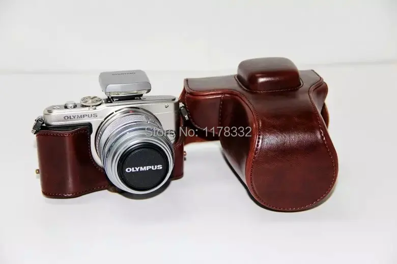 Кожаный чехол для фотоаппарата OLYMPUS Женская фоторучка женская модель EPL5 EPL6