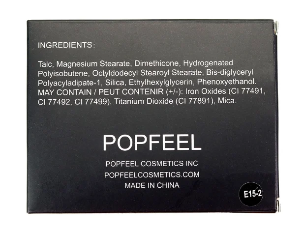 POPFEEL 15 видов цветов Палитра теней для век телесного цвета Профессиональная