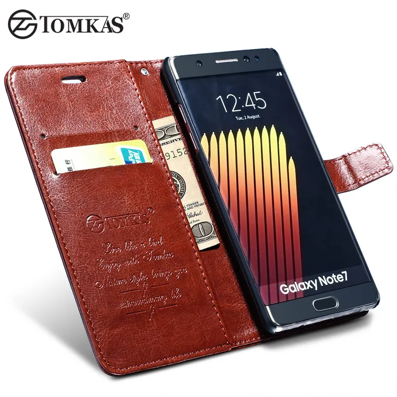 Кожаный чехол книжка для Samsung Galaxy Note 7 N9300 TOMKAS|bag mom|bag labelbag scarf |
