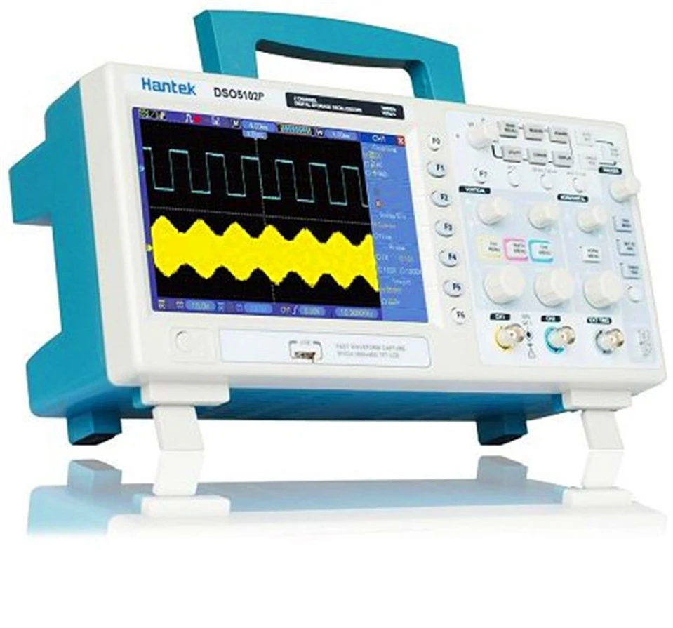 Hantek DSO5072P/DSO5102P/DSO5202P цифровой запоминающий осциллограф 2 канала 1gsa/s 7 &quotTft ЖК