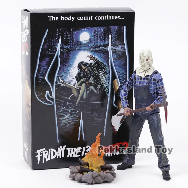 NECA Friday the 13th Part 2 Jason Voorhees ПВХ фигурка Коллекционная модель игрушки