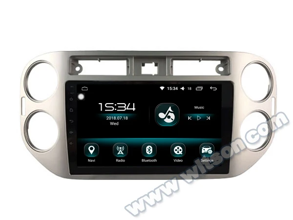 Автомобильный DVD плеер WITSON Android 8 0 10 2 дюйма GPS для VOLKSWAGEN TIGUAN 2010 2015 автомобильное