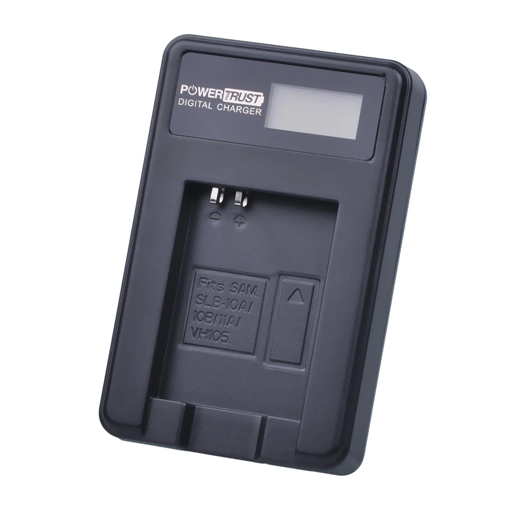 2Pcs SLB-10A SLB10A SLB 10A Camera Battery + LCD USB Charger for Samsung EX2F WB150F WB250F WB350F WB750 WB800F WB500 WB550 HZ10 - купить по