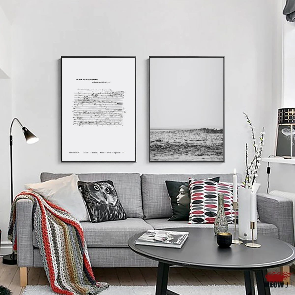 Постеры настенные художественные напечатанные картины на холсте для гостиной