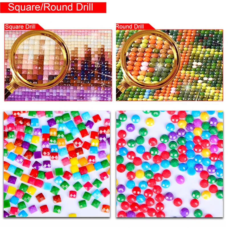 

Diamond Painting Full drill square/round White Rose Mosaic DIY Diamond Painting Cross Stitch Embroidery Home Decor