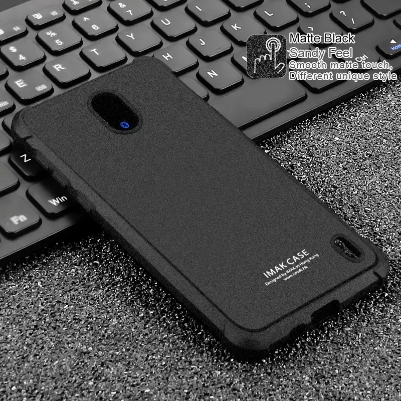 For Nokia 2 Nokia2 Smart Phone Mobile Matte Soft TPU Back Cover Case IMAK Full Coverage Silicon &amp Free Screen Film |