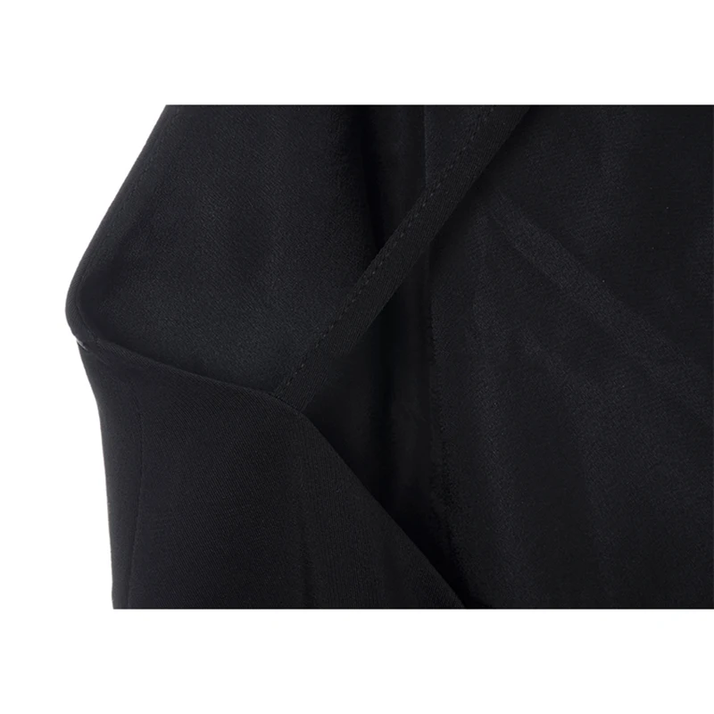 ROLECOS Movie La Land Косплей Костюм Эмма Стоун Миа черное сексуальное платье с открытой