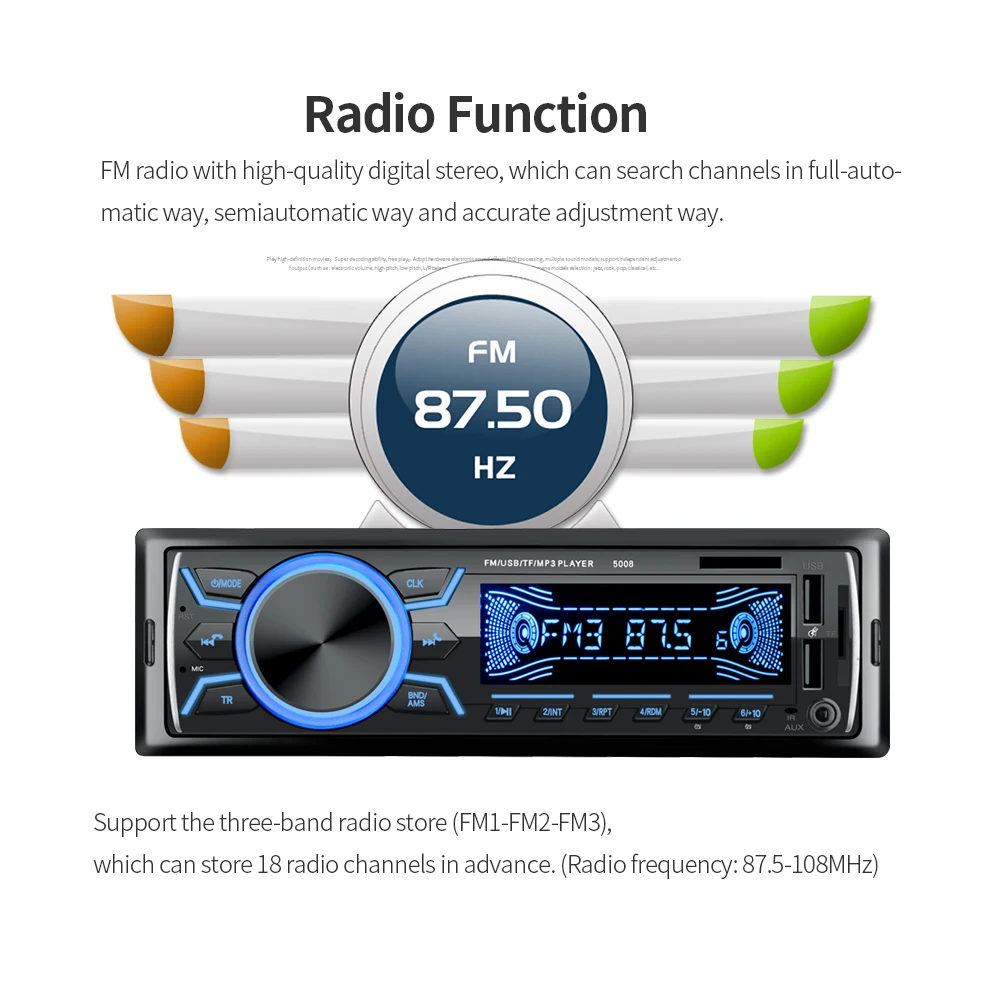 LaBo автомобиля Радио стерео проигрыватель Bluetooth телефона AUX-IN MP3 FM/USB/1 Din/пульт дистанционного управления 12 V автомобильная аудиосистема распродажа