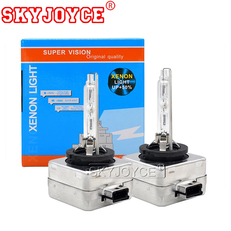 Ксеноновая лампа SKYJOYCE 55 Вт D1S HID 4300K 5000K D2S 6000K D3S 8000K D4S 10000K автомобильная фара D1R D2R D3R