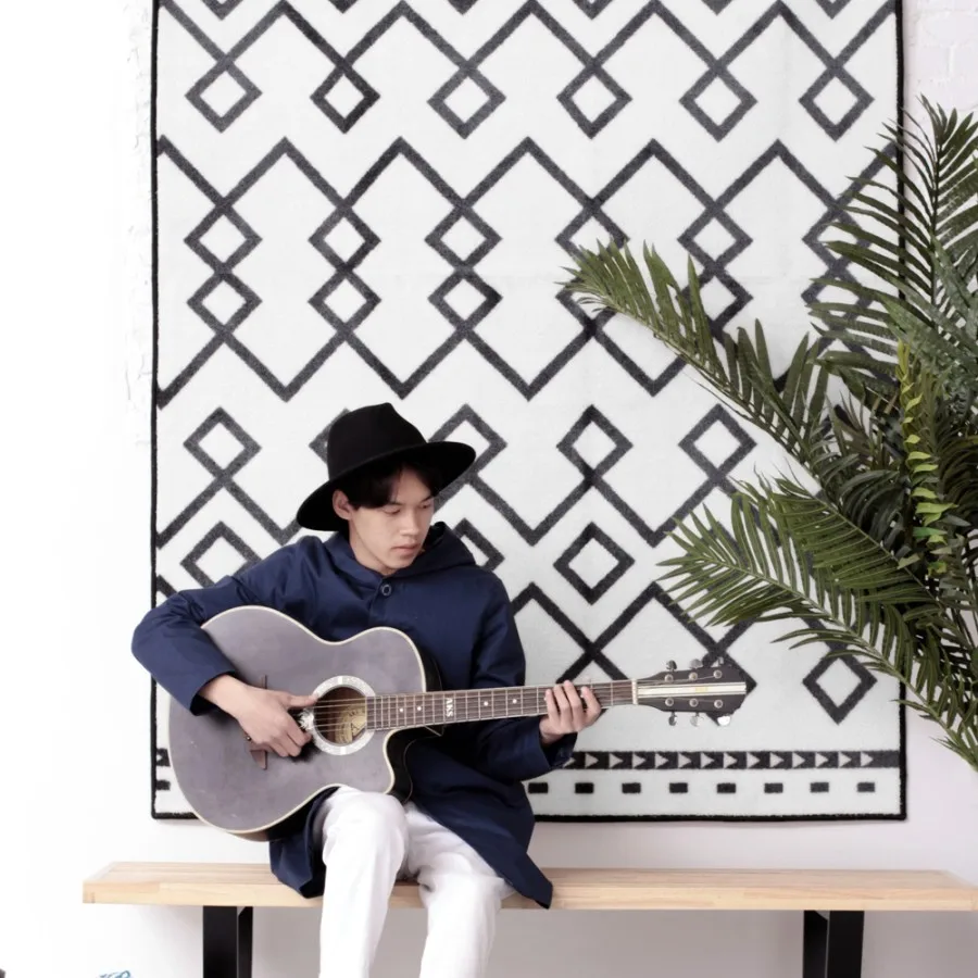 Ковер Collalily в скандинавском стиле для гостиной ковер с геометрическим рисунком