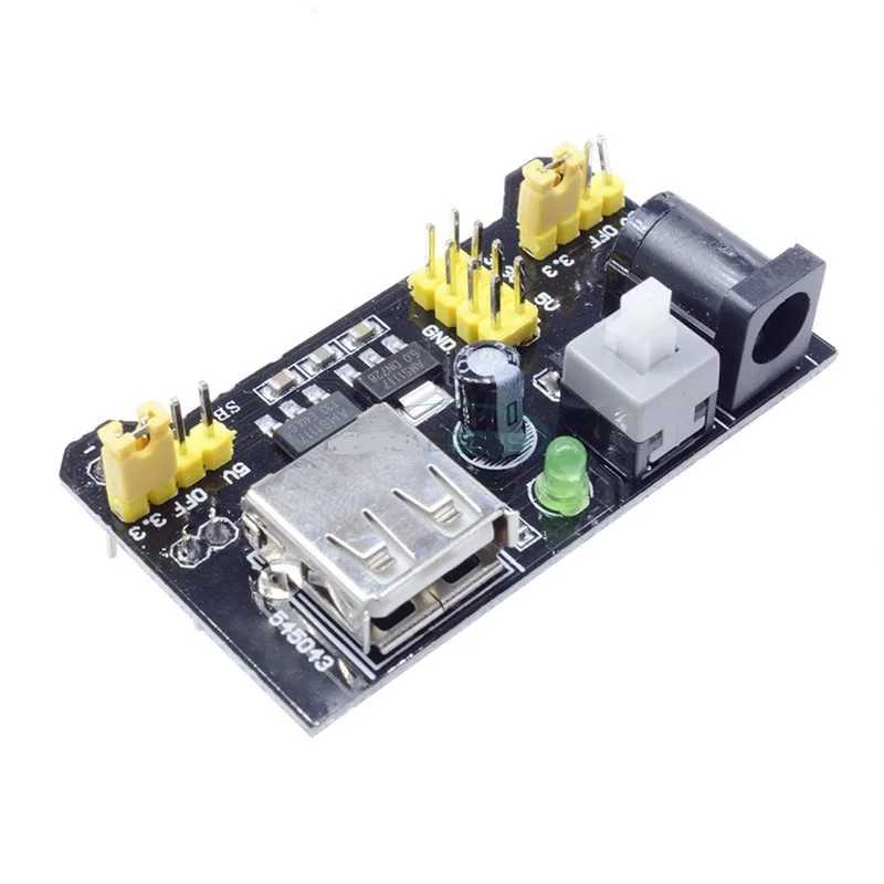 Макетная плата с модулем питания 3 В 5 для совместимой безпаяльной платы Arduino