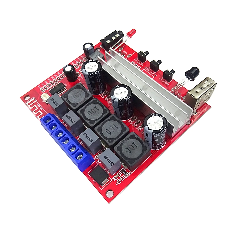 TDA3116 D2 Цифровой Bluetooth 5 0 усилитель мощности плата 100 Вт + стереоусилитель DC 12 В 24